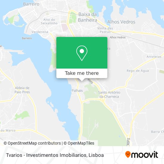 Tvarios - Investimentos Imobiliarios mapa