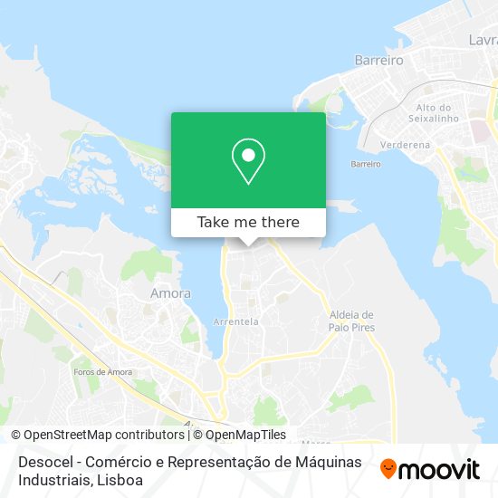 Desocel - Comércio e Representação de Máquinas Industriais map