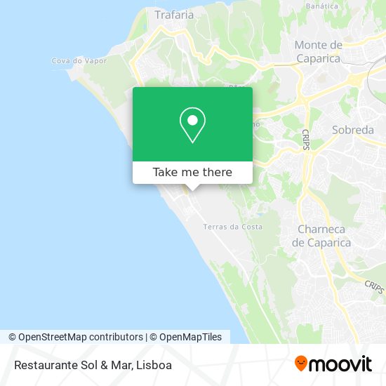 Restaurante Sol & Mar mapa