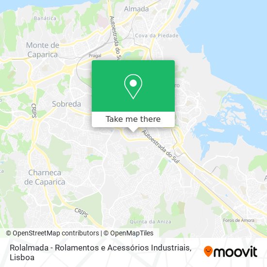 Rolalmada - Rolamentos e Acessórios Industriais map