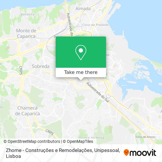 Zhome - Construções e Remodelações, Unipessoal map