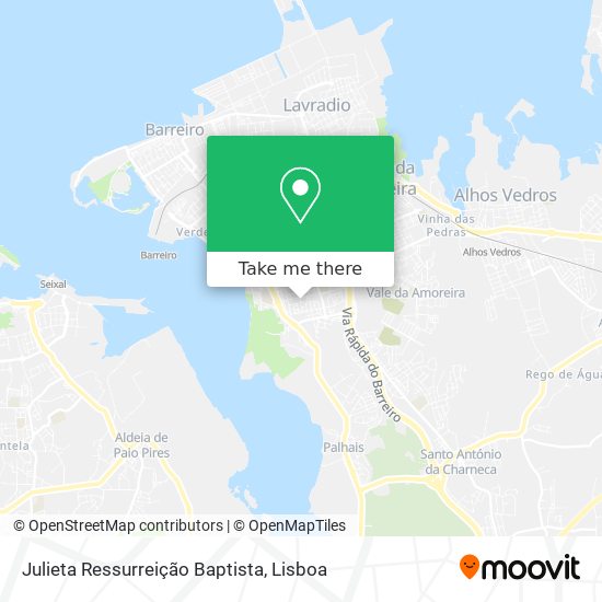 Julieta Ressurreição Baptista mapa