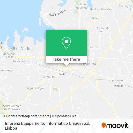 Inforena Equipamento Informatico Unipessoal map
