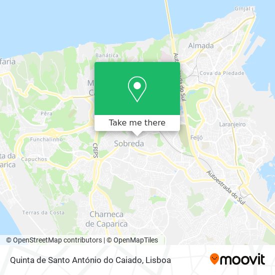 Quinta de Santo António do Caiado map