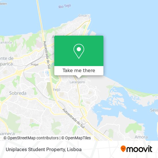 Uniplaces Student Property mapa