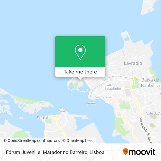 Fórum Juvenil el Matador no Barreiro map
