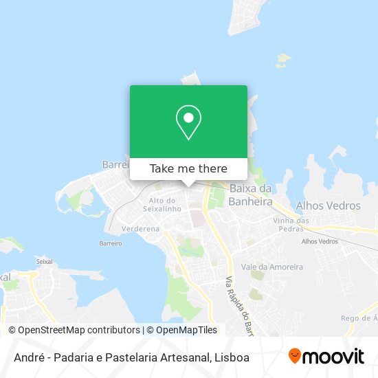 André - Padaria e Pastelaria Artesanal map