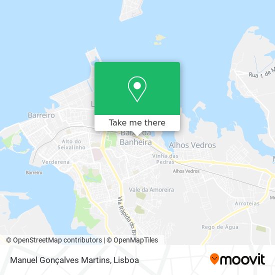 Manuel Gonçalves Martins mapa