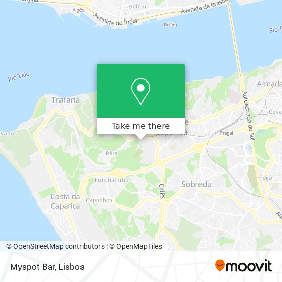 Myspot Bar map