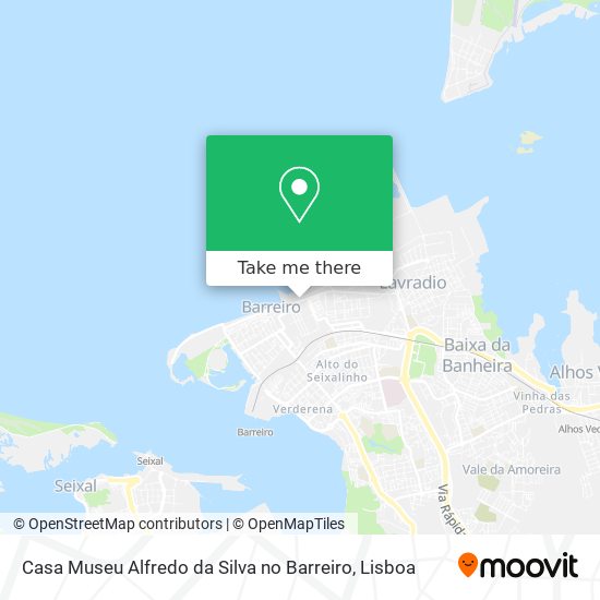 Casa Museu Alfredo da Silva no Barreiro map