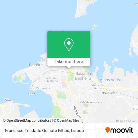 Francisco Trindade Guinote Filhos map