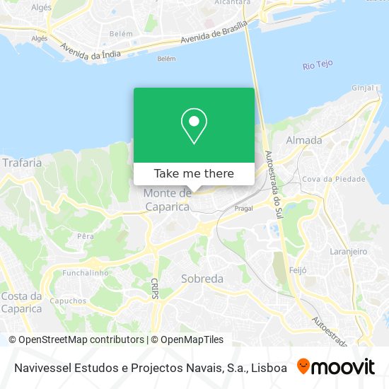Navivessel Estudos e Projectos Navais, S.a. map