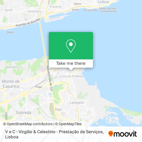 V e C - Virgilio & Celestino - Prestação de Serviços map