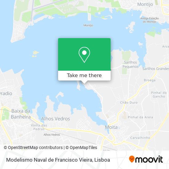 Modelismo Naval de Francisco Vieira mapa