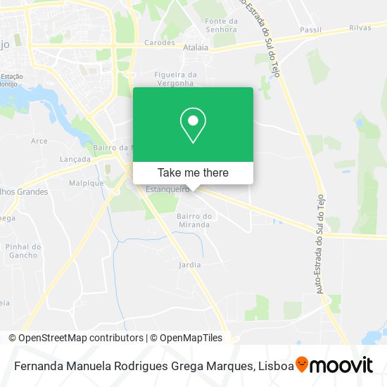Fernanda Manuela Rodrigues Grega Marques mapa