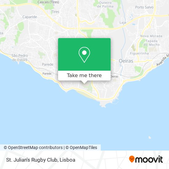 St. Julian's Rugby Club map