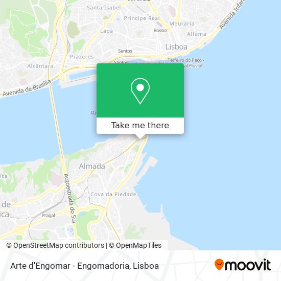 Arte d'Engomar - Engomadoria map