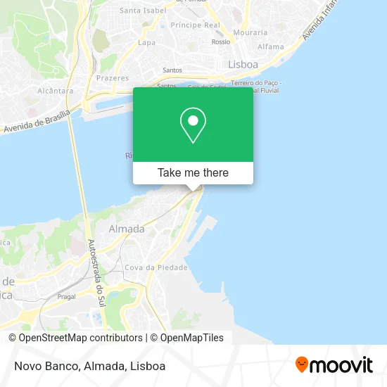 Novo Banco, Almada map