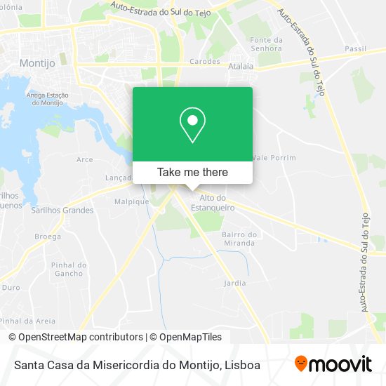 Santa Casa da Misericordia do Montijo map