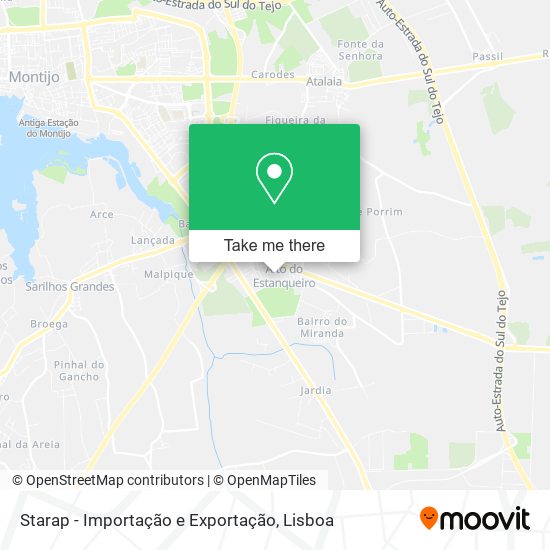 Starap - Importação e Exportação map