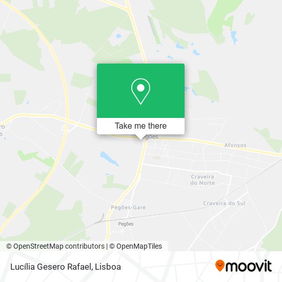 Lucília Gesero Rafael map
