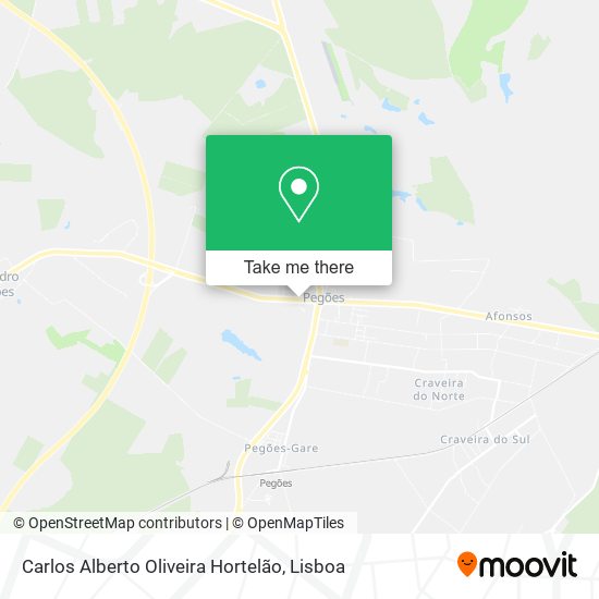Carlos Alberto Oliveira Hortelão mapa