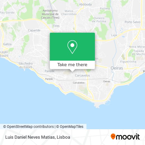 Luis Daniel Neves Matias mapa