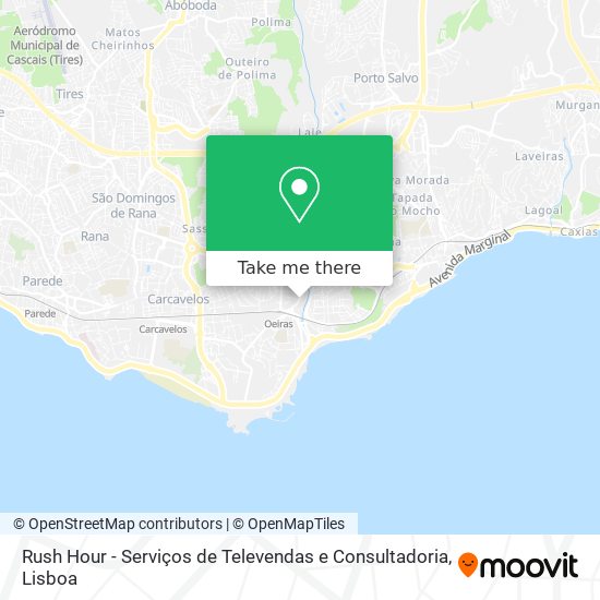 Rush Hour - Serviços de Televendas e Consultadoria mapa