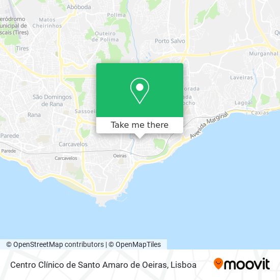 Centro Clínico de Santo Amaro de Oeiras map