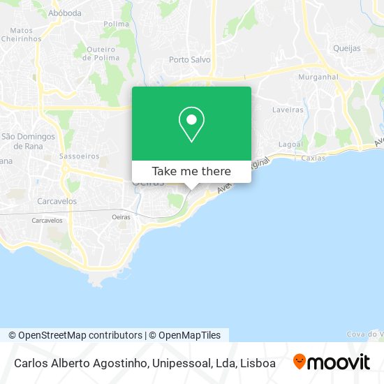 Carlos Alberto Agostinho, Unipessoal, Lda mapa