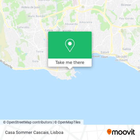 Casa Sommer Cascais map