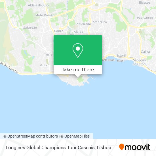 Longines Global Champions Tour Cascais map