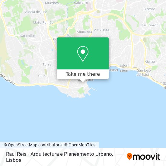 Raul Reis - Arquitectura e Planeamento Urbano map