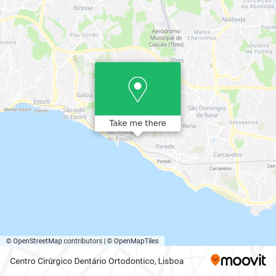 Centro Cirúrgico Dentário Ortodontico map
