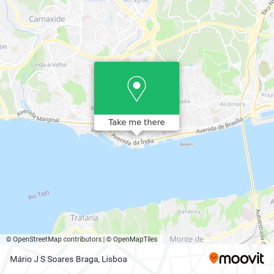 Mário J S Soares Braga mapa