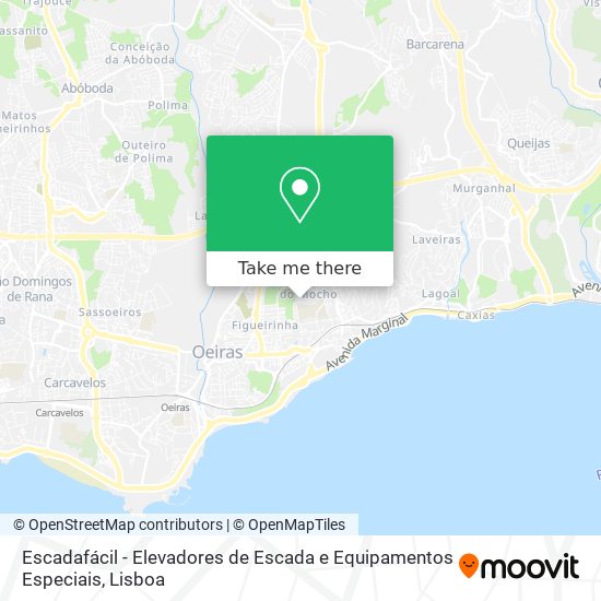 Escadafácil - Elevadores de Escada e Equipamentos Especiais map