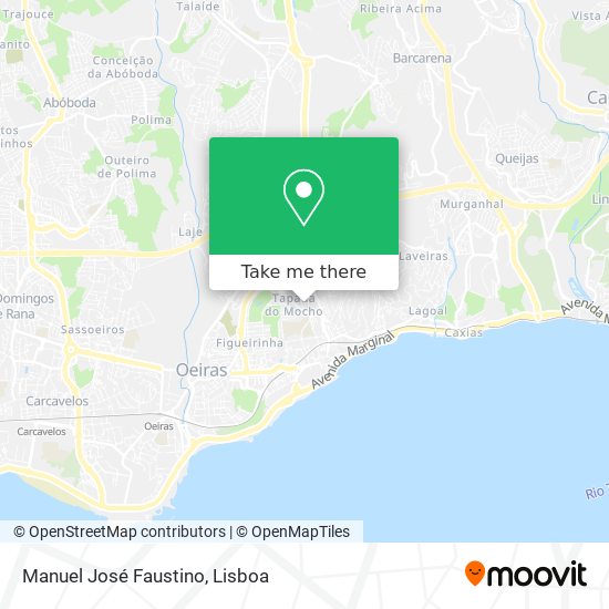 Manuel José Faustino mapa