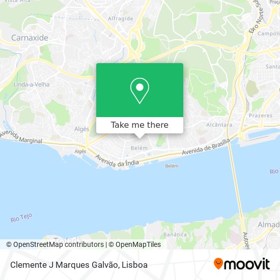 Clemente J Marques Galvão map