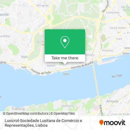 Lusicrol-Sociedade Lusitana de Comércio e Representações mapa