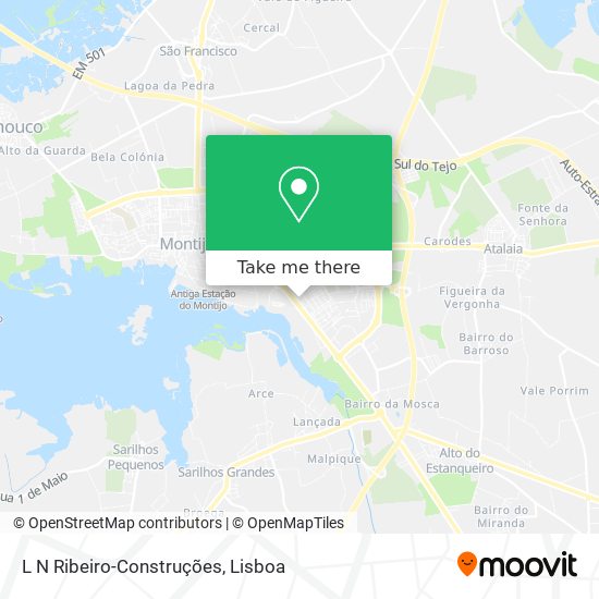 L N Ribeiro-Construções map