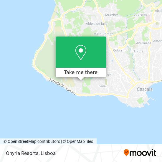 Onyria Resorts map