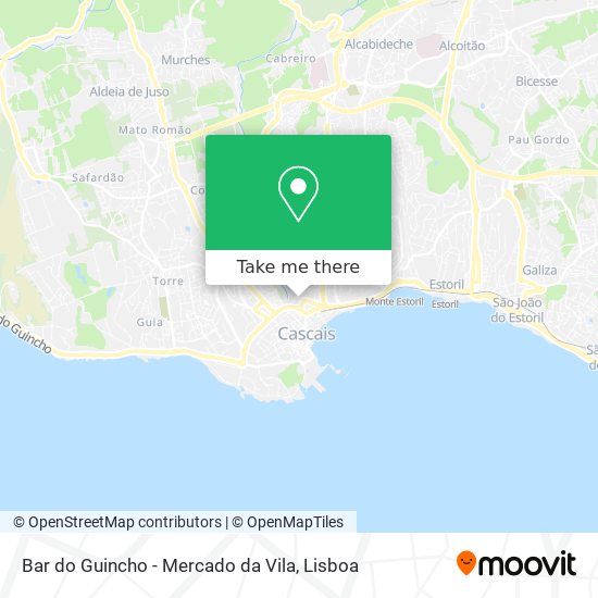 Bar do Guincho - Mercado da Vila mapa