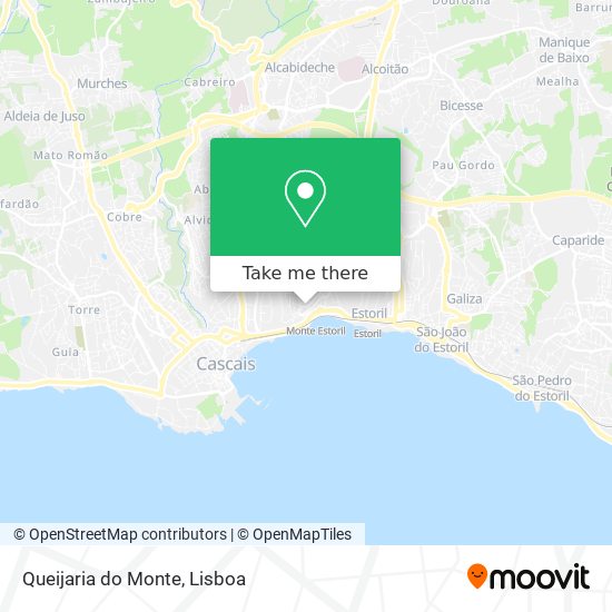 Queijaria do Monte mapa