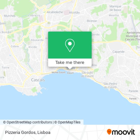 Pizzeria Gordos mapa