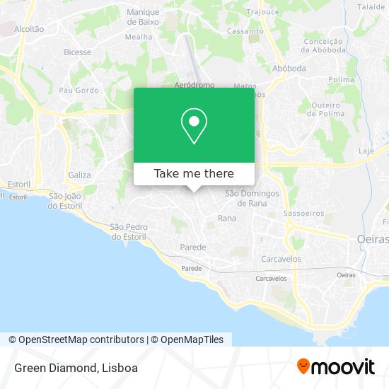 Green Diamond mapa
