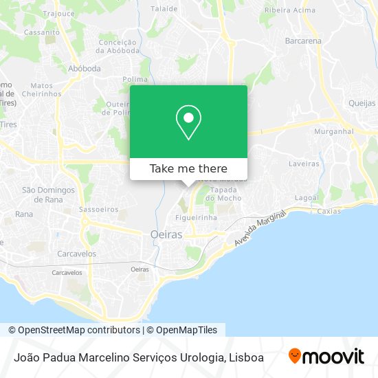 João Padua Marcelino Serviços Urologia mapa