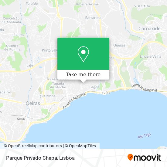 Parque Privado Chepa mapa