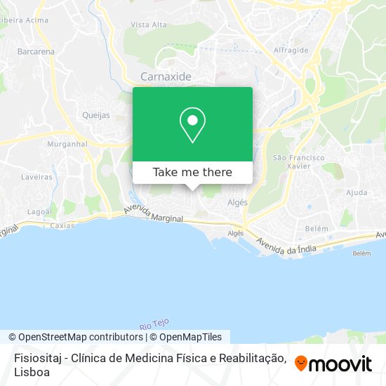 Fisiositaj - Clínica de Medicina Física e Reabilitação map