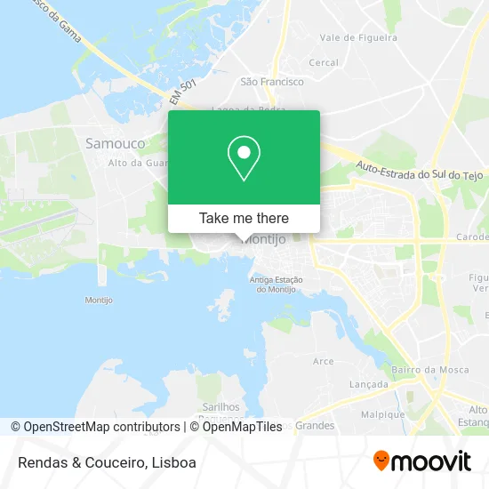 Rendas & Couceiro map