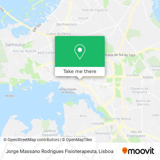 Jorge Massano Rodrigues Fisioterapeuta mapa